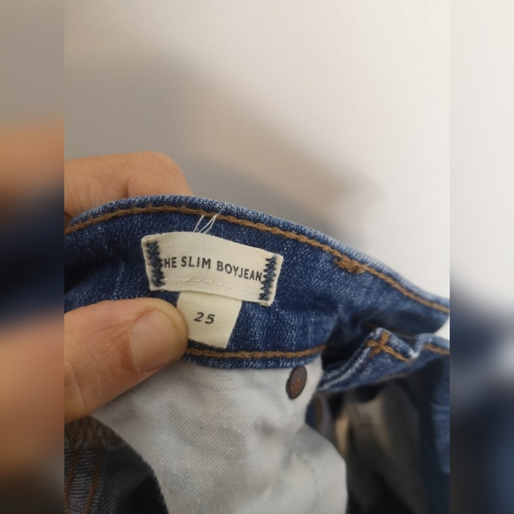 Madewell The Slim Boyjean in Willowbrush Wash - Picture 4 of 6